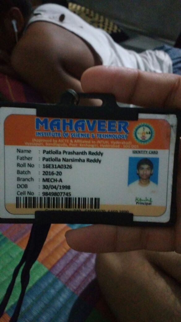 Patlolla prashanth reddh