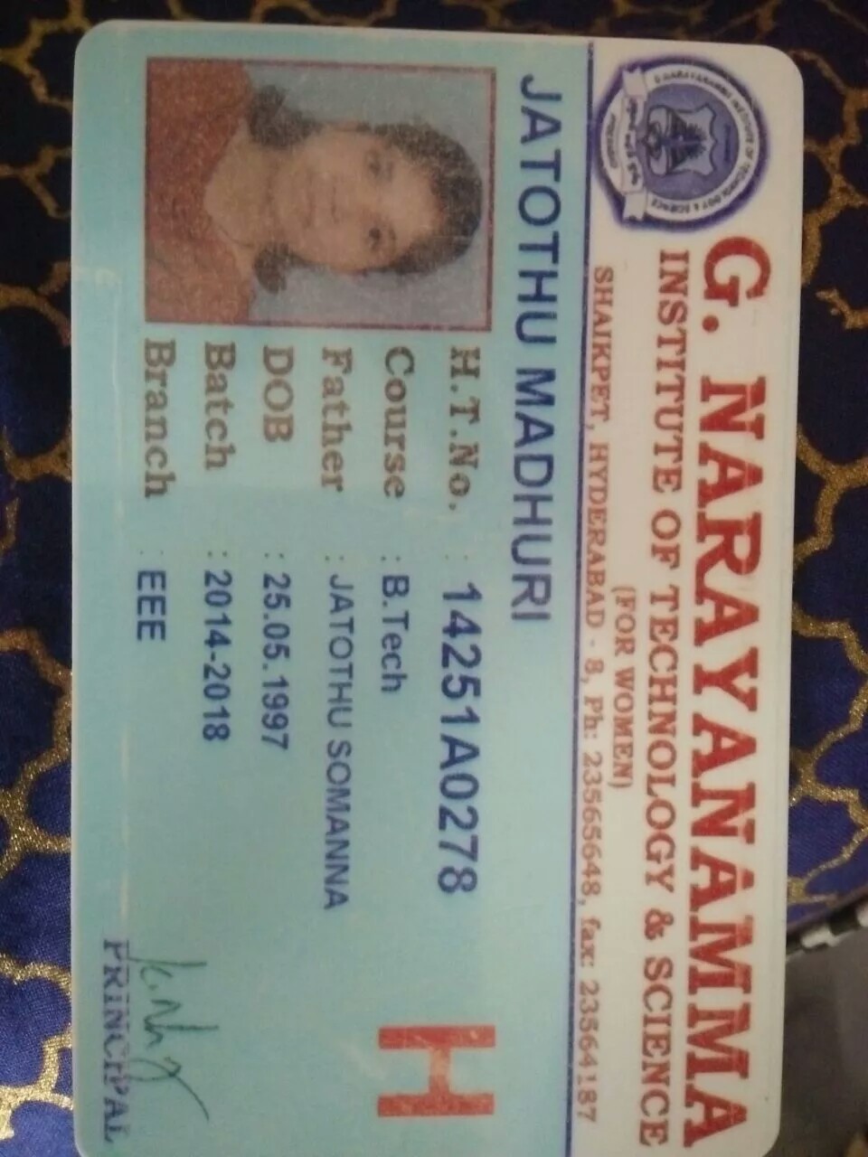 Jatothu madhuri