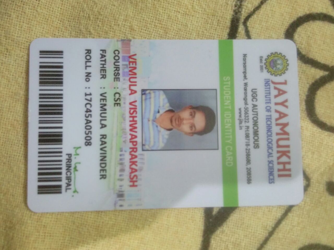Vemula vishwaprakash