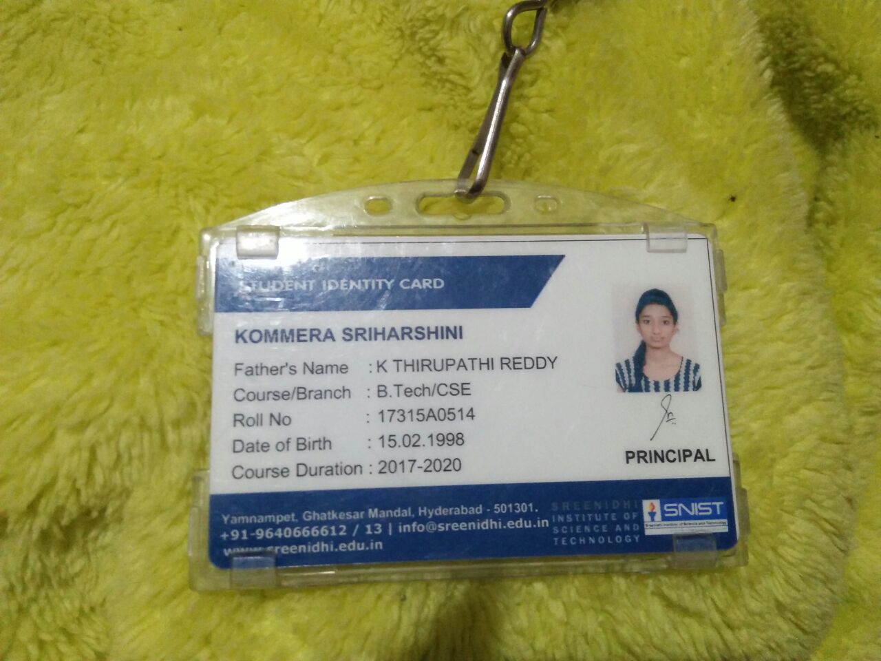 Kommera sriharshini