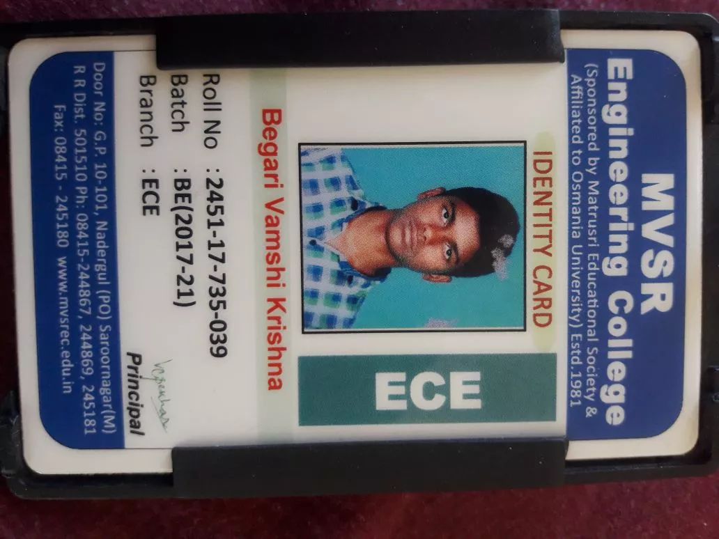 Begari Vamshi krishna