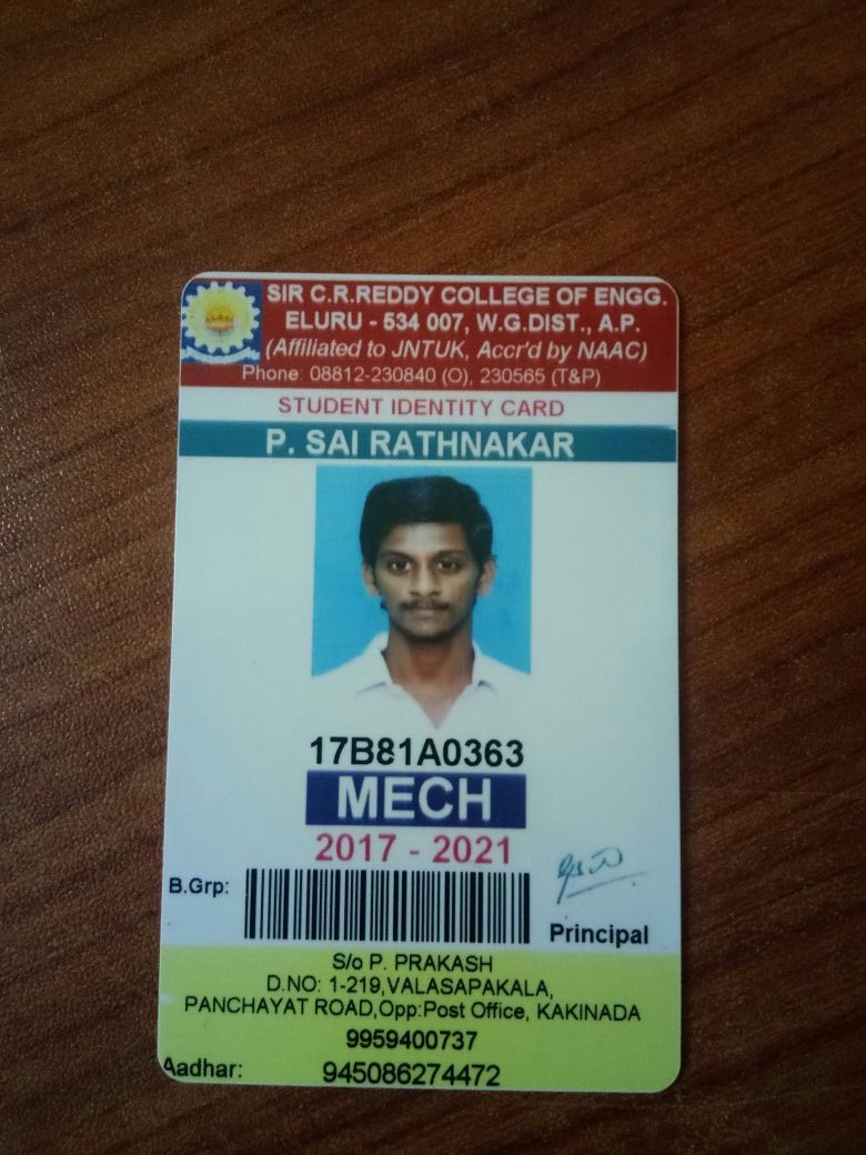 P Sai Ratnakar