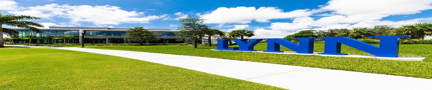 Lynn University banner