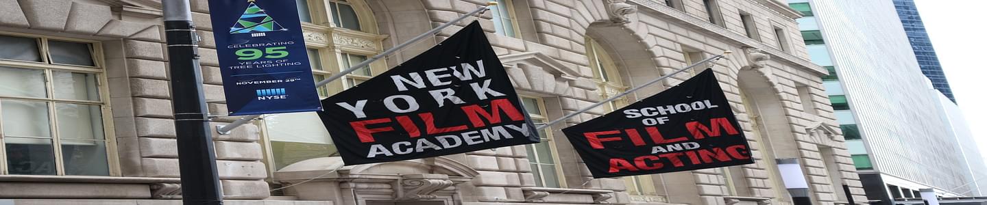 New York Film Academy banner