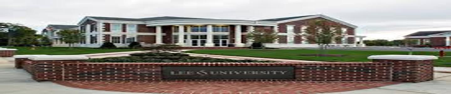 Lee University banner