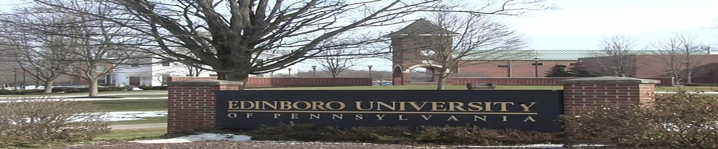 Edinboro University banner