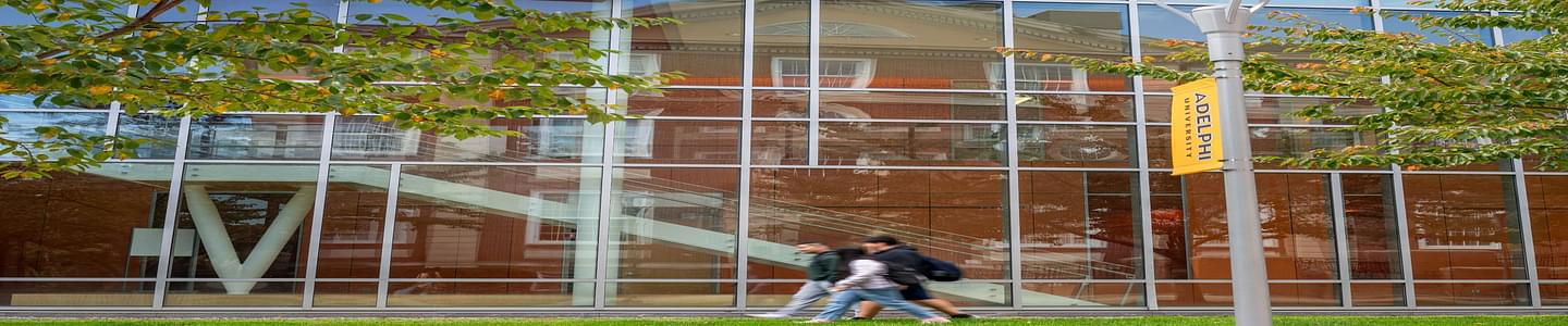 Adelphi University banner