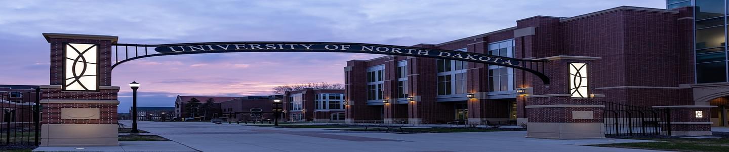 University of North Dakota banner