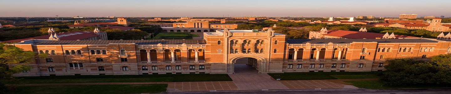 Rice University banner