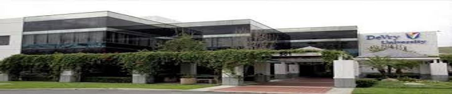 DeVry University - California banner