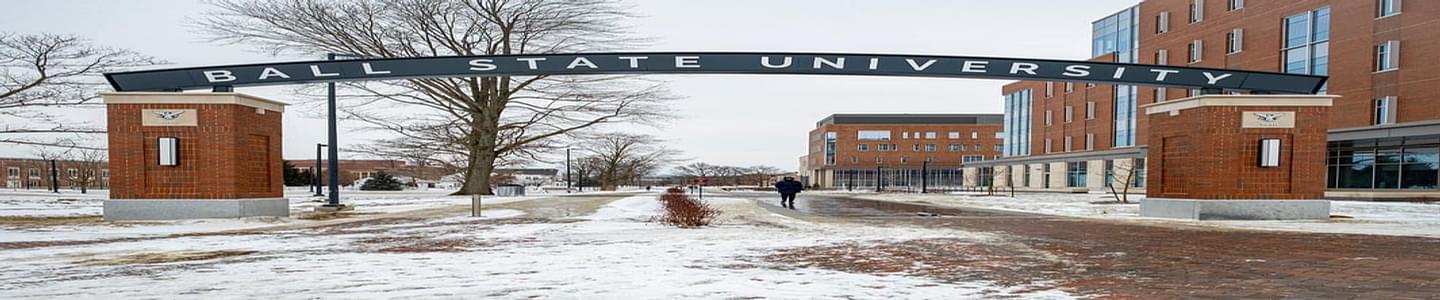 Ball State University banner