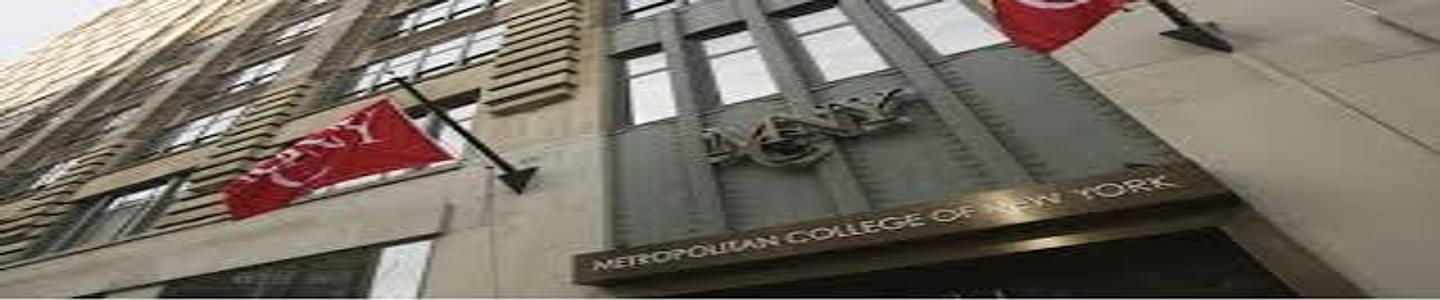 Metropolitan College of New York banner