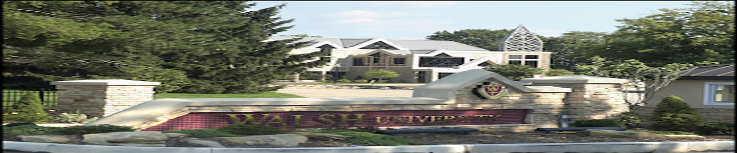 Walsh University banner