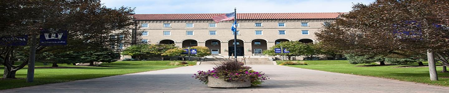 Winona State University banner