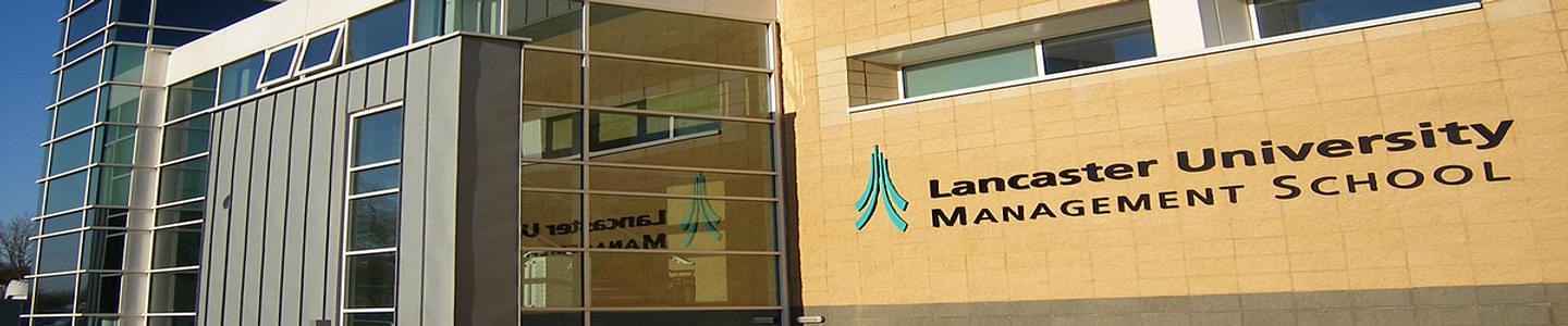 Lancaster University - Management School banner