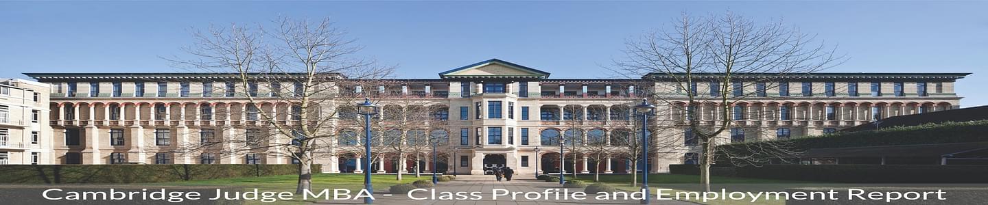 Cambridge Judge Business School banner