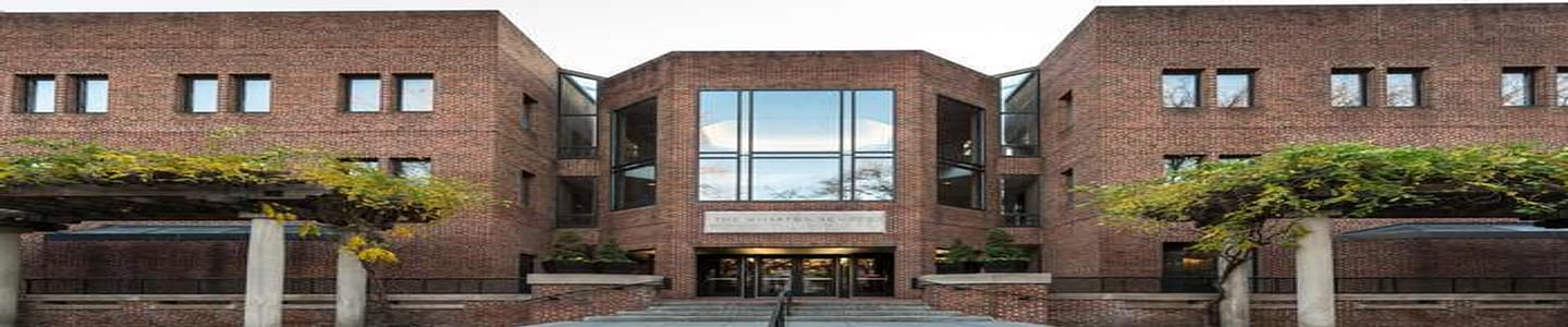 The Wharton School banner