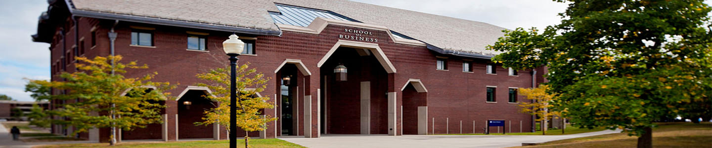 School of Business, University of Connecticut banner