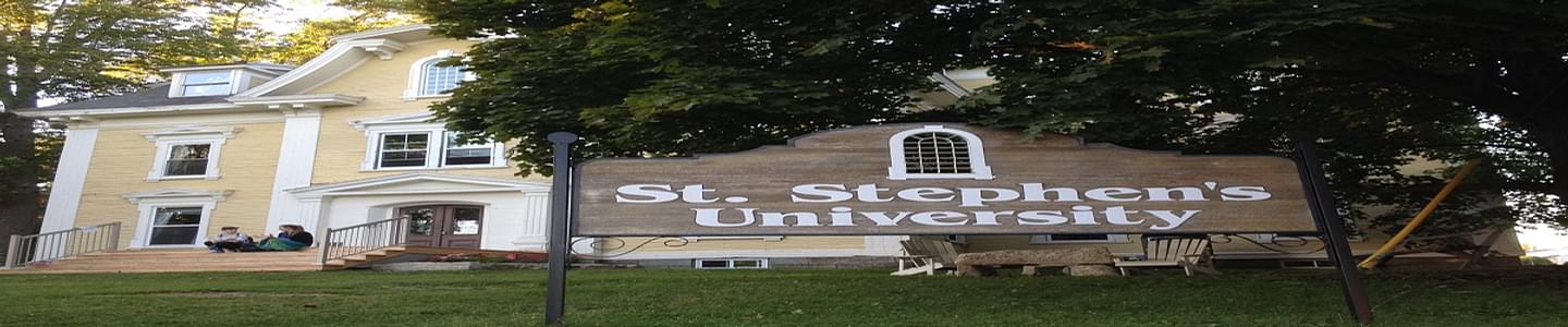 St. Stephen's University banner