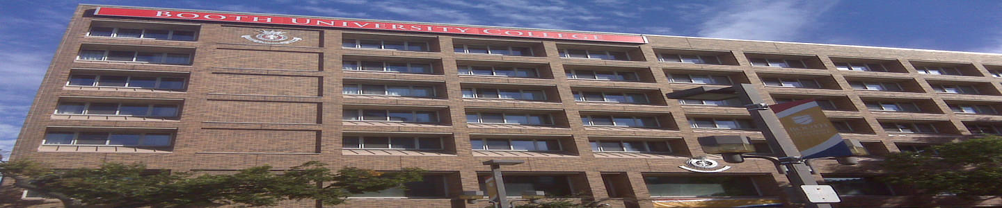 Booth University College banner