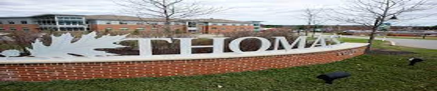 Thomas College banner