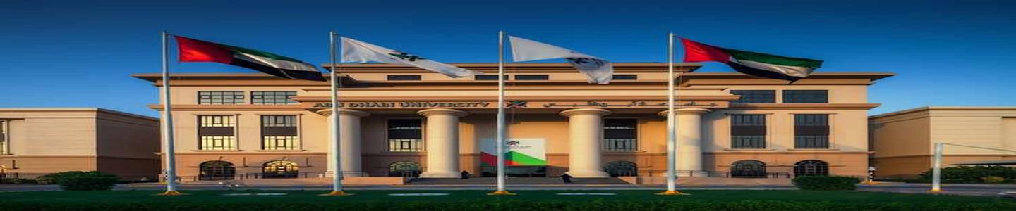 Abu Dhabi University banner