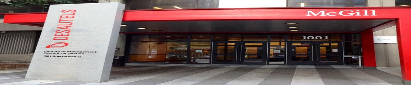Desautels Faculty of Management banner