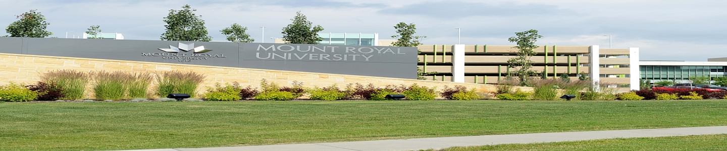 Mount Royal University banner
