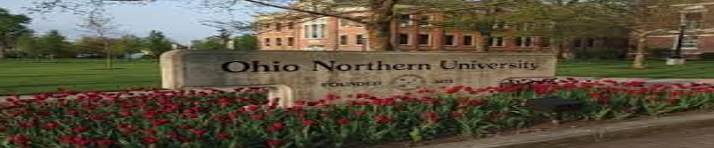 Ohio Northern University banner