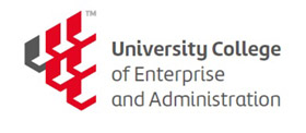 The University College of Enterprise and Administration logo