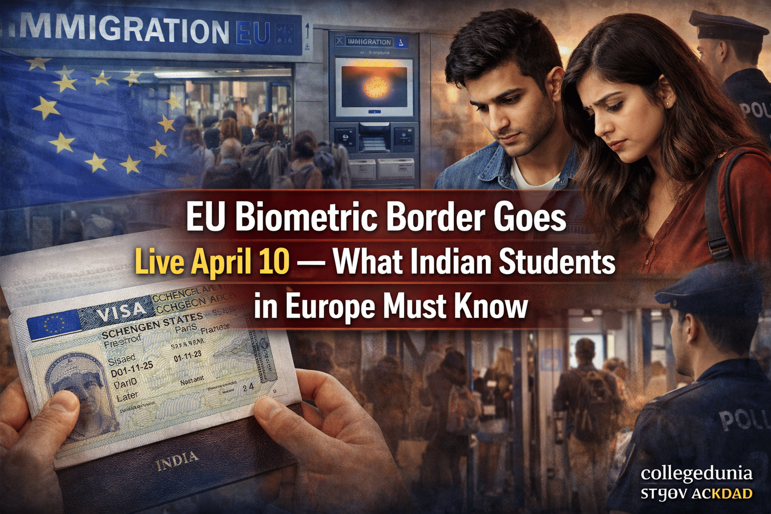 EU Biometric Border Live April 10: Indian Students in Europe Guide