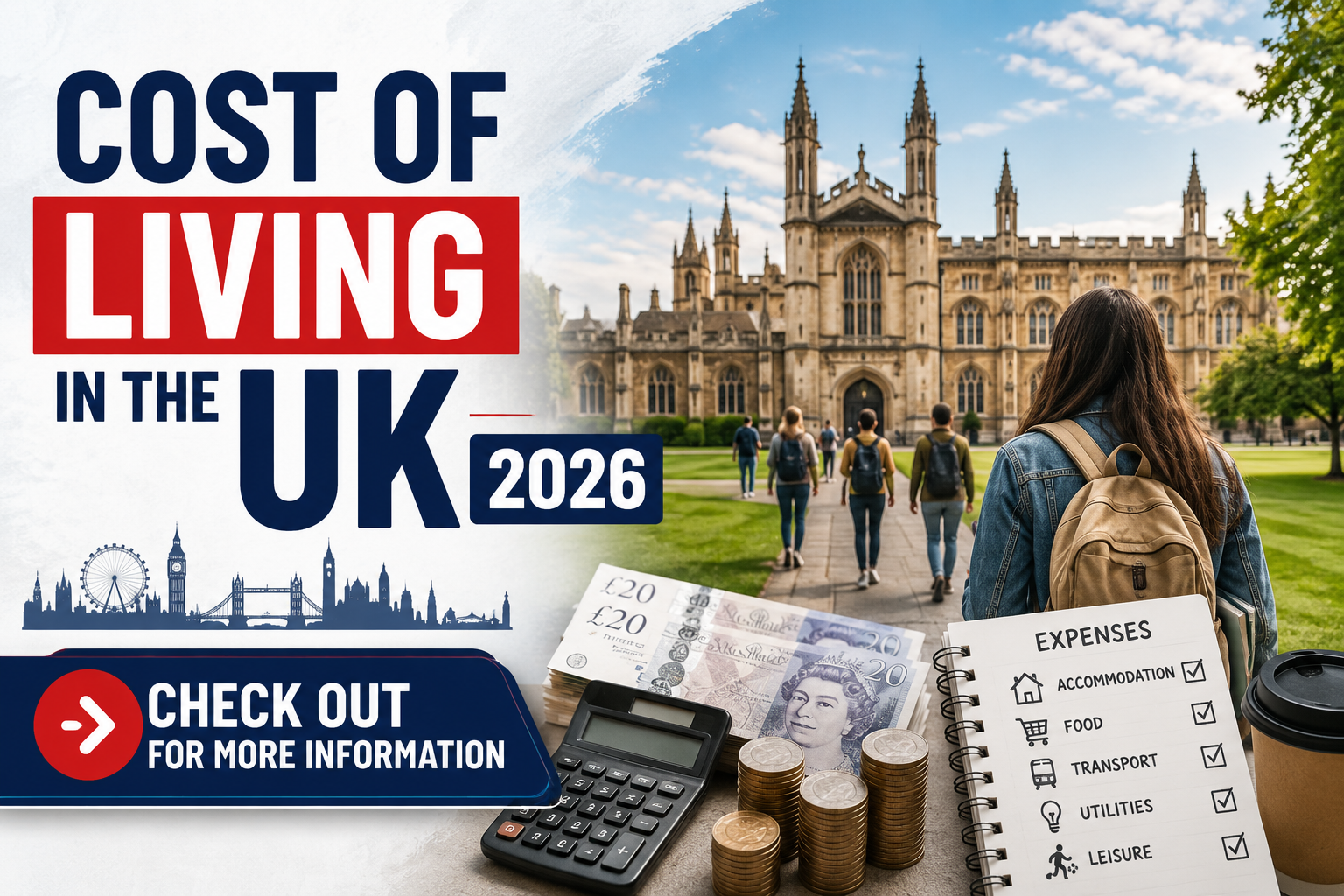 Cost of Living in the UK for Indian Students in 2026