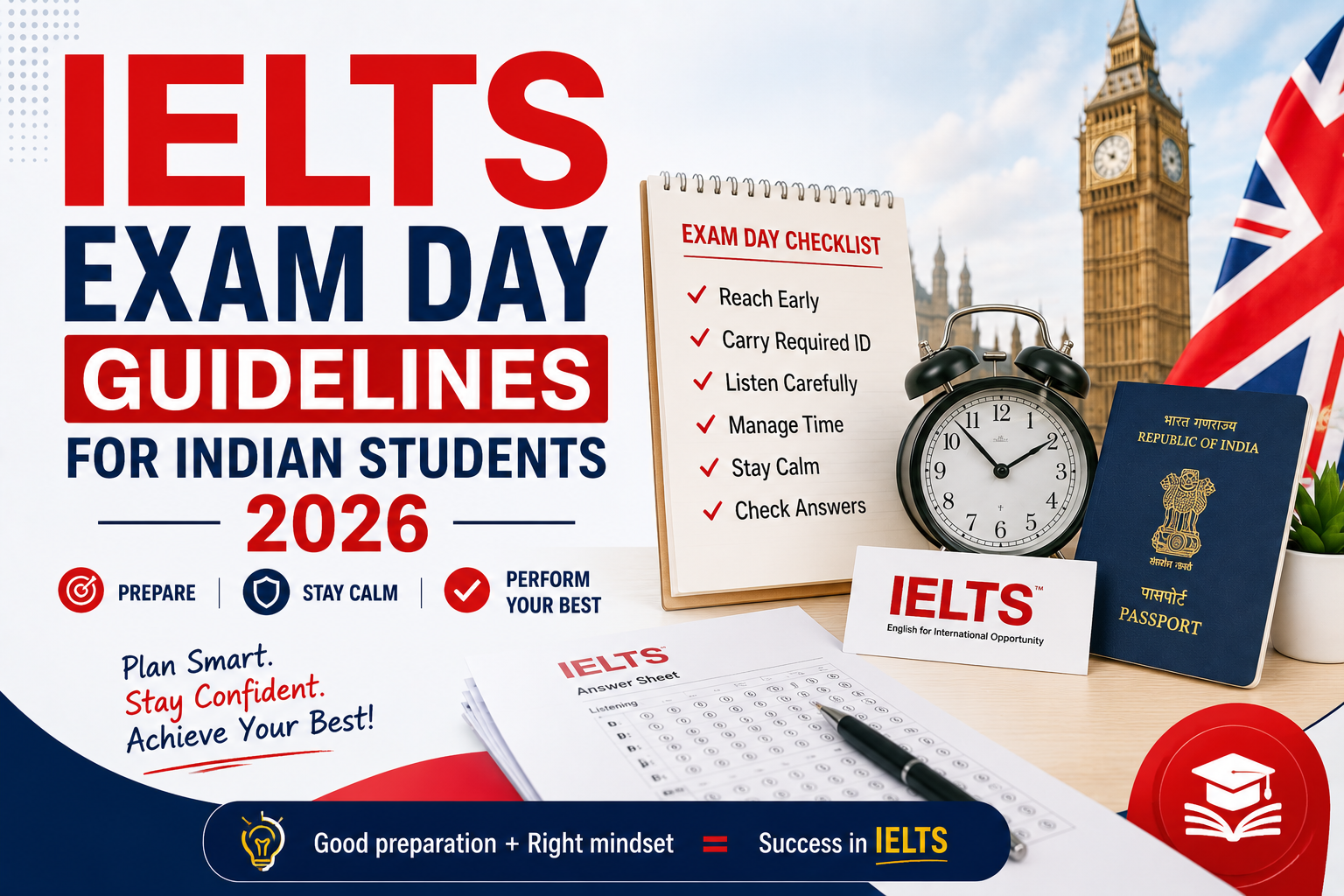 IELTS Exam Day Guidelines for Indian Students 2026