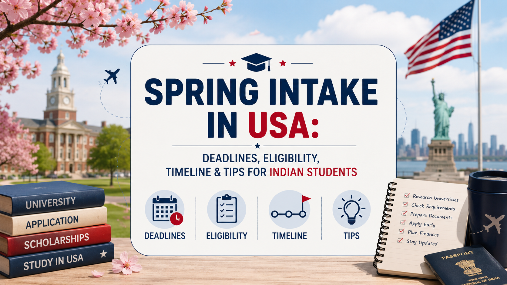 Spring Intake in USA: Deadlines, Eligibility, Timeline & Tips for ...