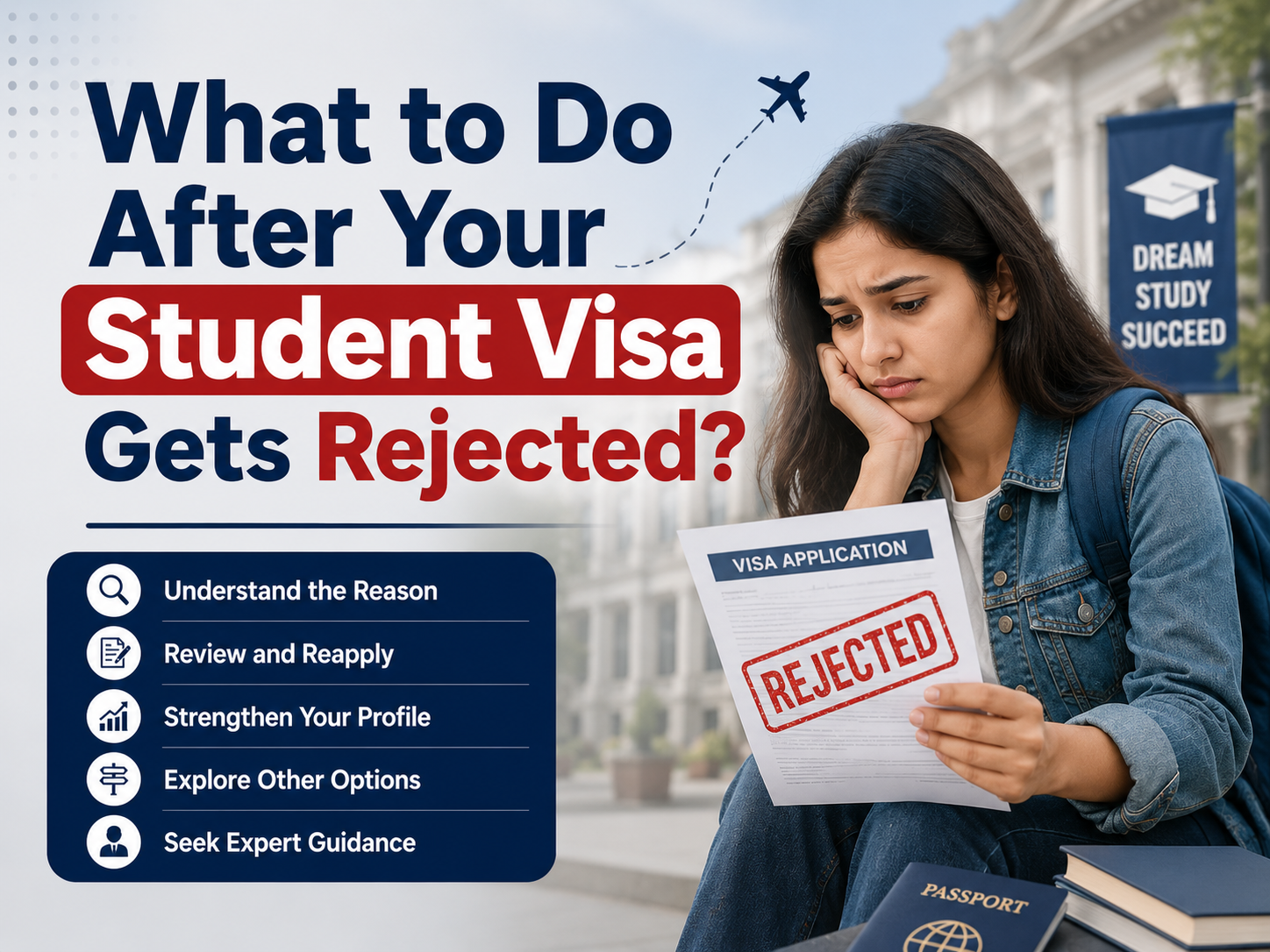 Student Visa Queue What to Do After Your Student Visa Gets Rejected?