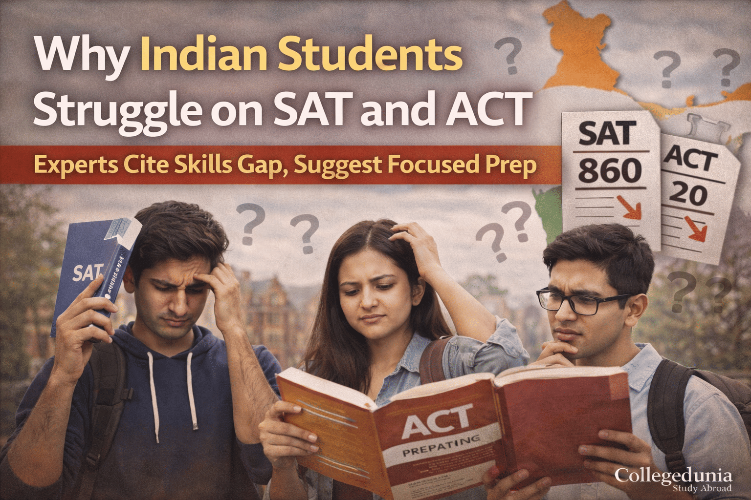 Why SAT and ACT Are Tough for Indian Students Despite High Grades?