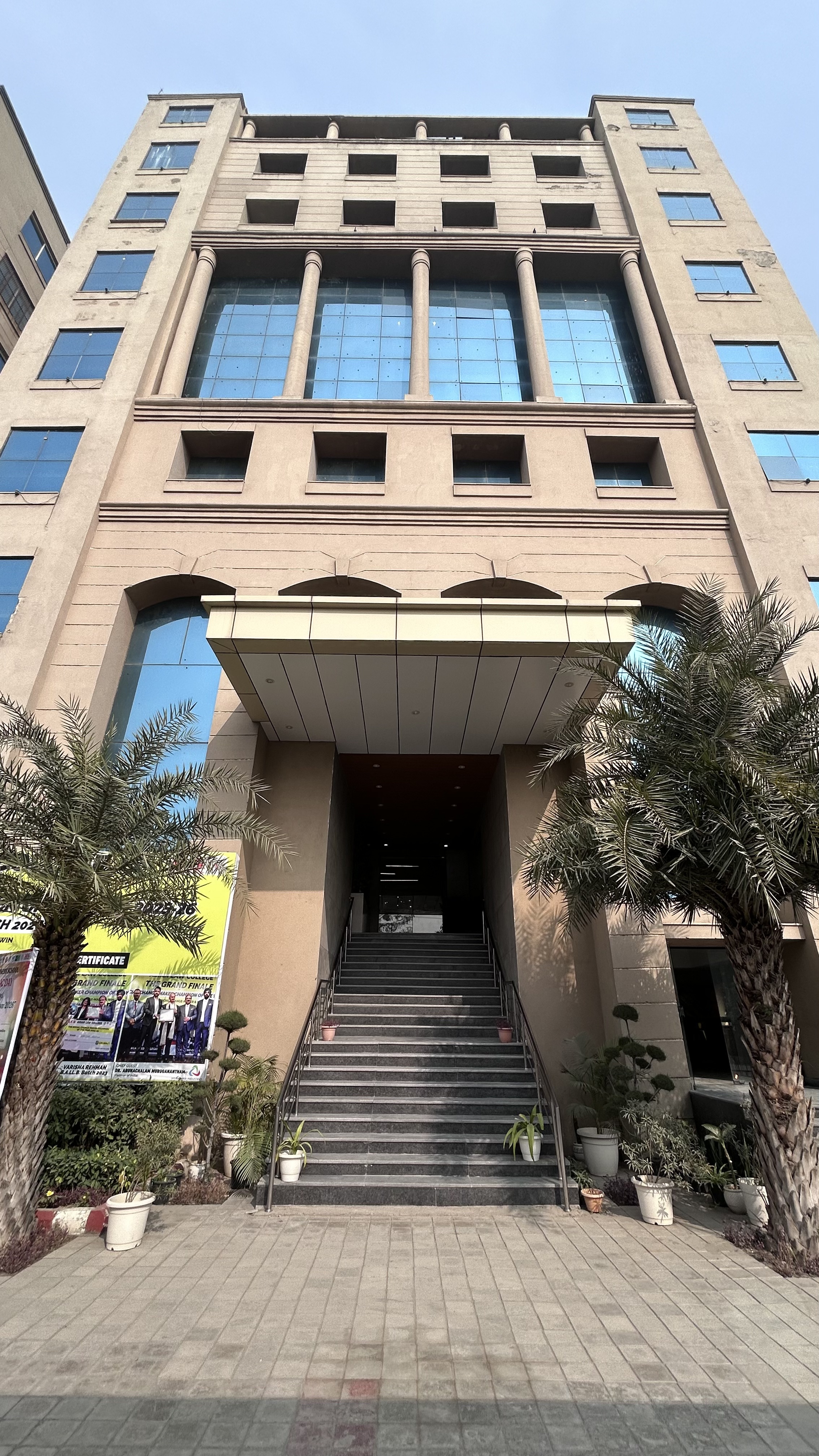 Asian Law College Noida Academic Block/ Main Building media (7) by 1789039995_MainEntranceView_24.jpg