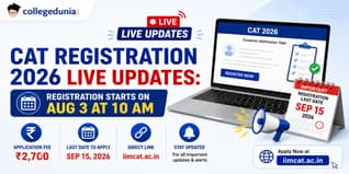 CAT Registration 2026 Live Updates: Direct Link, Registration Starts on Aug 3 at 10 AM, Fees, Last Date
