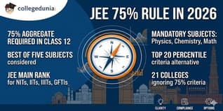 What is the 75 rule in JEE 2026 Mains?