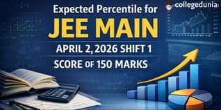 Expected Percentile for JEE Main April 2 2026 Shift 1 Score 150 marks