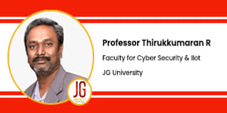 JG University, Ahmedabad, Faculty for Cyber Security and IIoT: Professor Thirukkumaran R Interview
