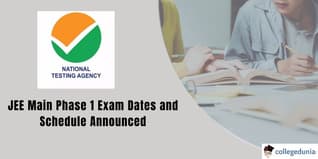 NTA JEE Main Phase 1 Exam Dates and Schedule Announced