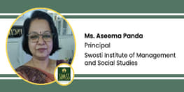 Interview Aseema Panda Principal at Swosti Institute of Management and Social Studies Bhubaneswar