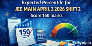 Expected Percentile for JEE Main April 2 2026 Shift 2 Score 150 marks