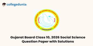 Gujarat Board Class 10 Social Science  2026 Question Paper with Solution PDF