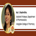 Vaagdevi College Of Pharmacy, Assistant Professor: Ms. V. Rashmitha Interview