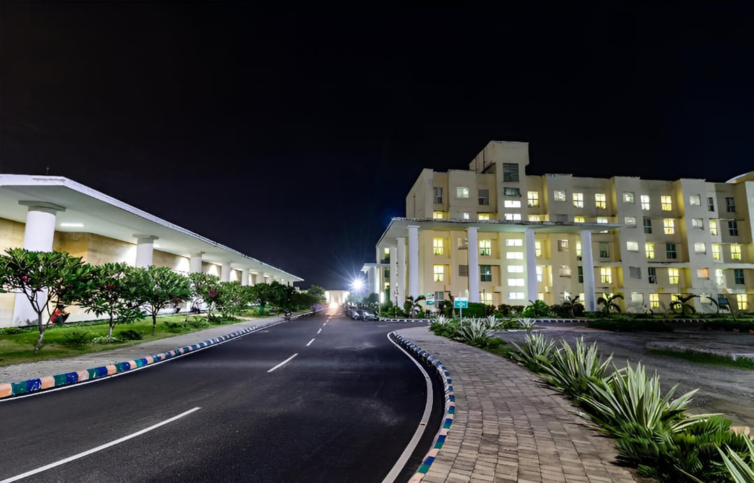 Birla Global University Campus Night View