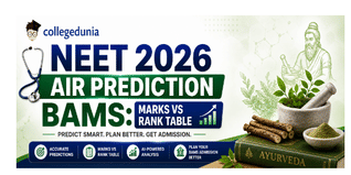 NEET 2026 AIR Prediction BAMS: Marks vs Rank Table