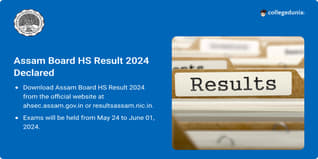 Assam Board HS Result 2024 Out @ahsec.assam.gov.in; Get Direct Link Here