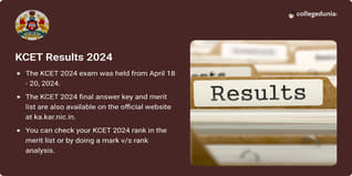 KCET Results 2024 Out @kea.kar.nic.in; Check Direct Link Here
